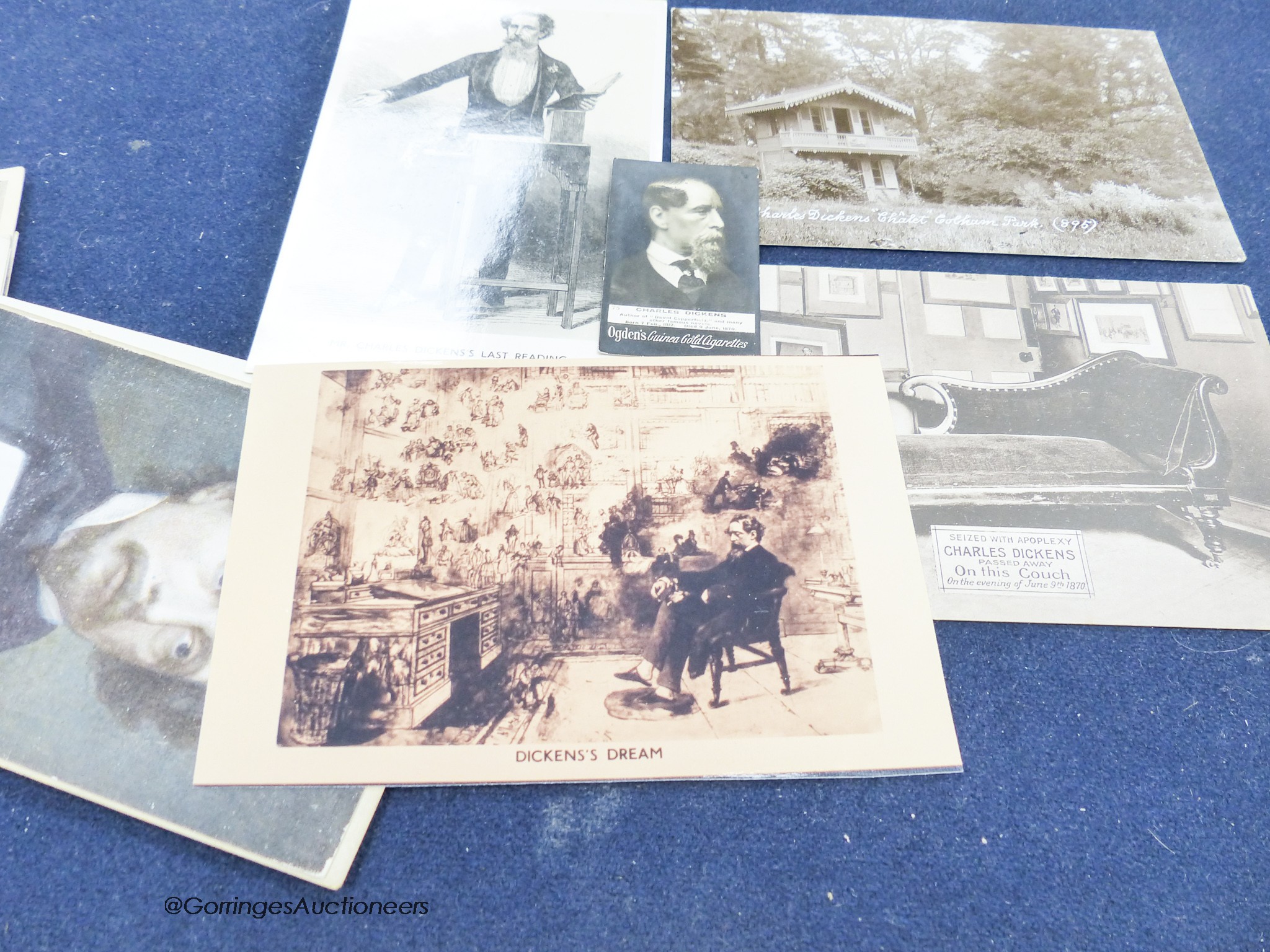 A collection of postcards